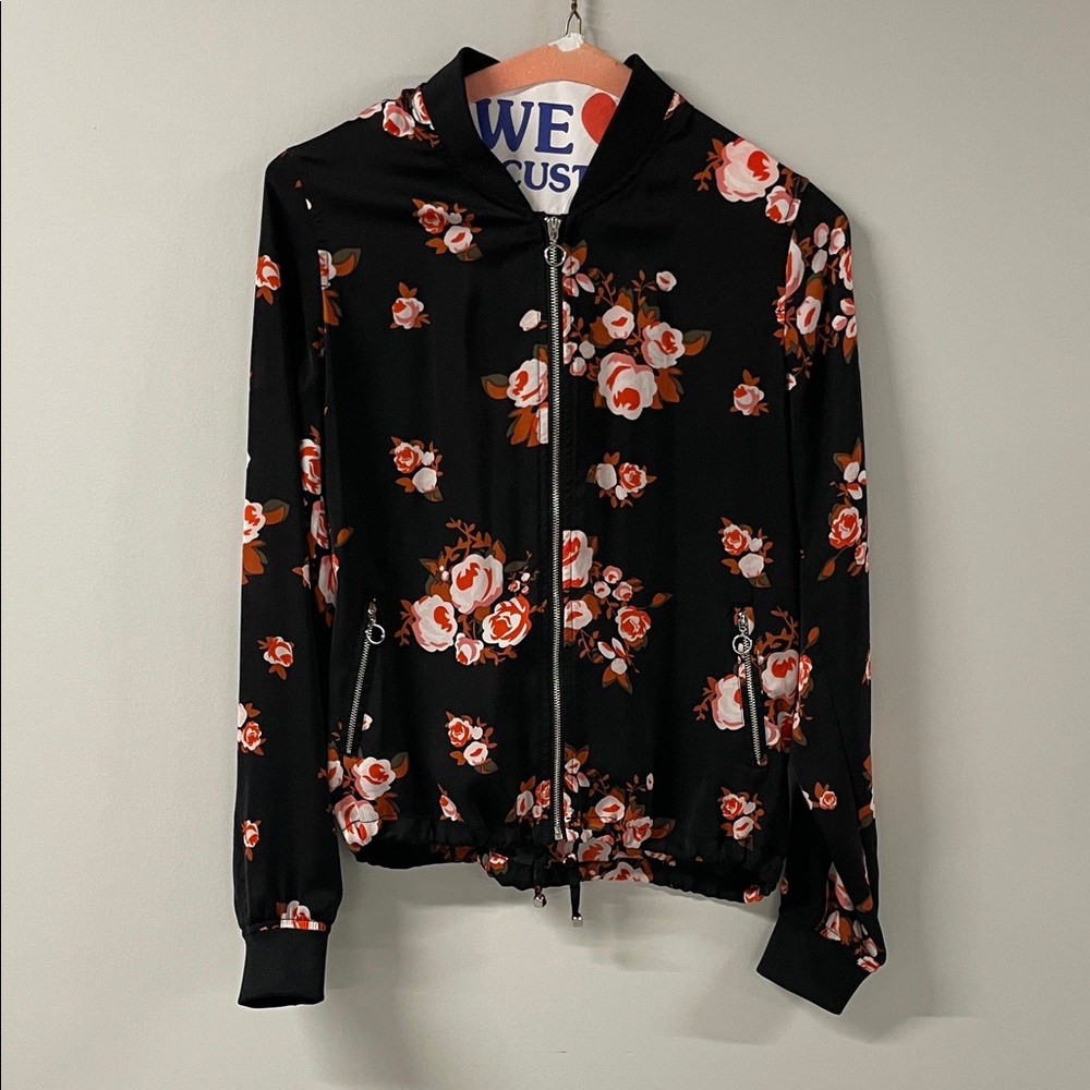 Floral Black Jacket